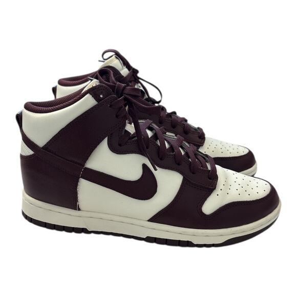 Nike Women's Dunk High Sneakers Burgundy Crush Size 9.5 Shoes DD1869-601 - Picture 3 of 10